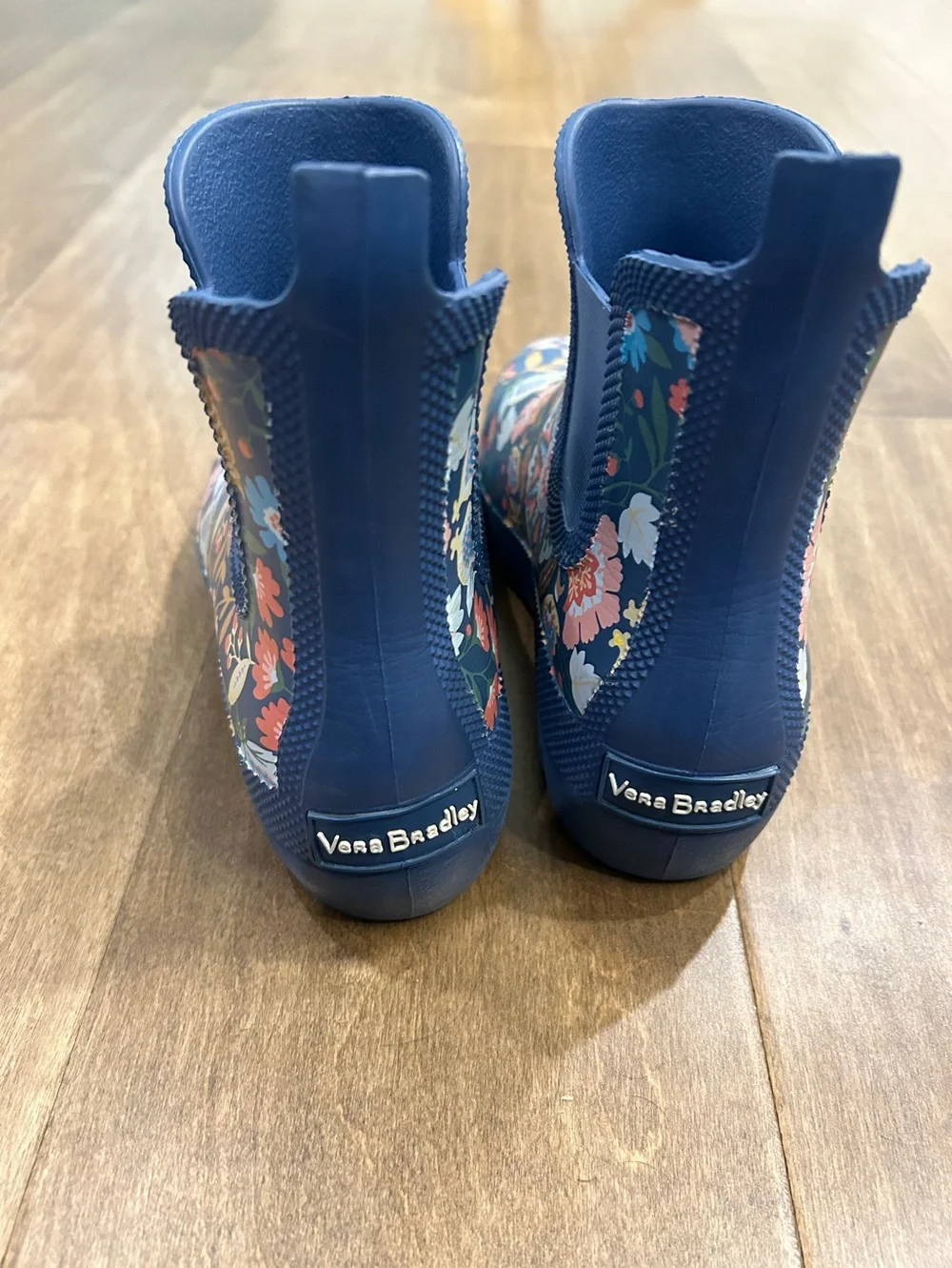 Vera Bradley totes Carson waterproof floral blue rain boots 6